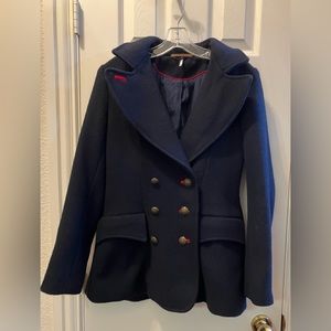 Free People Wool Blend Coat, Size XS, Great preowned condition